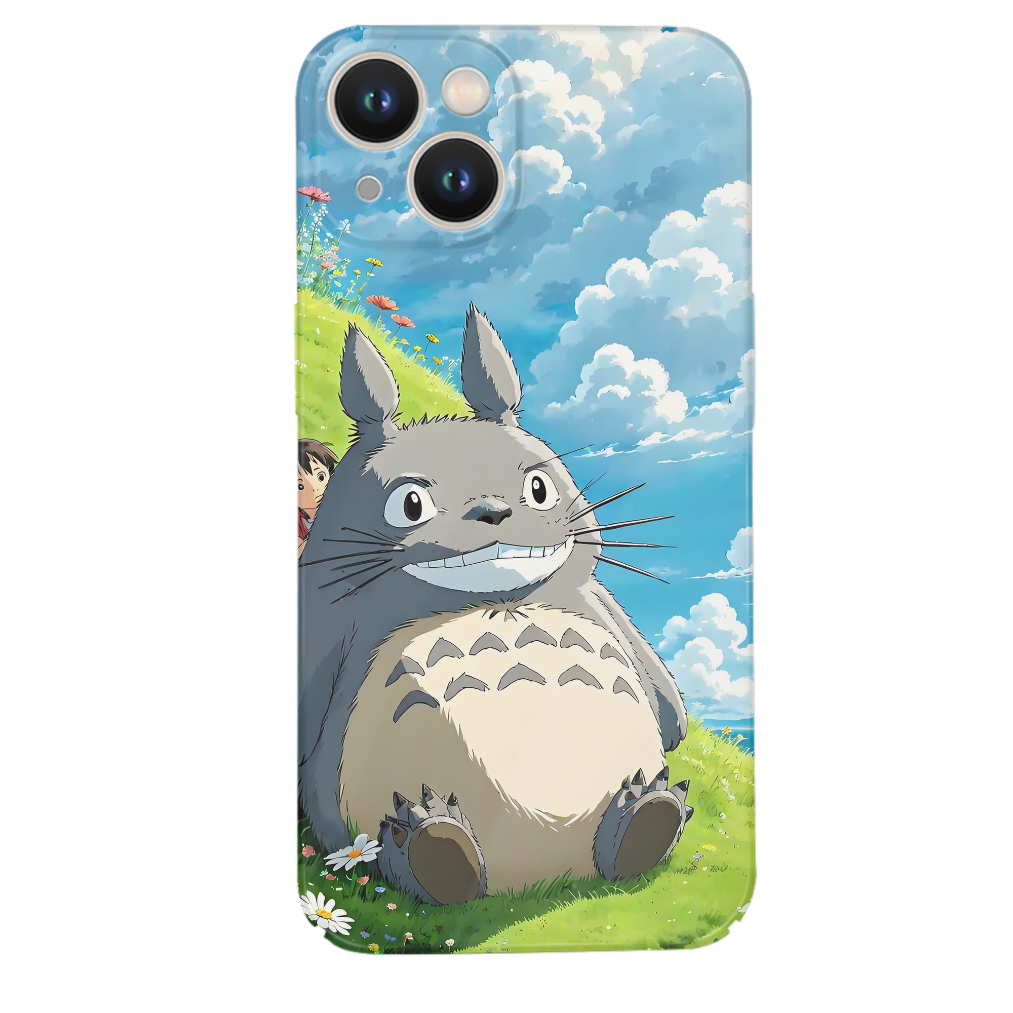 （画像用） となりのトトロ 草壁メイ 草壁サツキ My Neighbor Totoro Satsuki Kusakabe Mei Kusakabe 【iPhone 14シリーズ対応】ハードケース